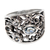 Blue topaz band ring, 'Tree of Destiny' - Unique Blue Topaz and Silver Ring (image 2a) thumbail