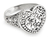Sterling Silber Blumenring, 'Loyal Heart' - Blumen-Ring aus Sterlingsilber