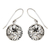 Sterling silver flower earrings, 'Loyal Promise' - Unique Sterling Silver Flower Earrings