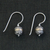 Gold accent dangle earrings, 'Lampion' - Sterling Silver and Gold Accent Dangle Earrings (image 2b) thumbail