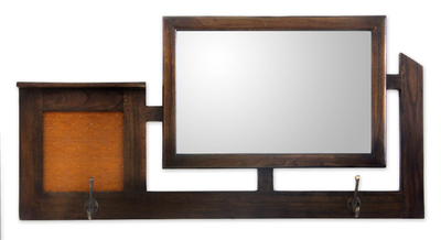 Espejo de madera de teca - Espejo de madera de teca