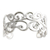 Sterling silver cuff bracelet, 'Forest Fronds' - Sterling Silver Cuff Bracelet (image 2b) thumbail