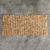 Teak wood mat, 'Desert Puzzle' - Teak Wood mat