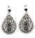 Blue topaz filigree earrings, 'Bali Dew' - Blue topaz filigree earrings