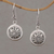 Sterling silver dangle earrings, 'Denpasar Moonbeams' - Hand Crafted Sterling Silver Dangle Earrings from Indonesia