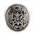 Sterling silver flower ring, 'Forest Blossom' - Floral Sterling Silver Signet Ring (image 2b) thumbail