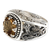 Citrine cocktail ring, 'Rain Forest Sparkle' - Citrine cocktail ring (image 2a) thumbail