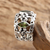 Peridot-Ring mit mehreren Steinen - Ring aus Sterlingsilber und Peridot aus Indonesien