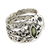 Peridot multi-stone ring, 'Splendor in Green' - Sterling Silver and Peridot Ring from Indonesia (image 2b) thumbail