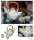 Stoneware tea set, 'White Fish Legends' (set for 2) - Stoneware tea set (Set for 2)