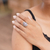 Garnet single stone ring, 'Joyous Jungle' - Hand Made Sterling Silver and Garnet Ring (image 2j) thumbail