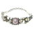 Cultured pearl and citrine flower bracelet, 'Moon Garden' - Unique Pearl and Citrine Bracelet (image 2a) thumbail