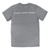 Men's cotton t-shirt, 'Mission Novica in Misty Grey' - Men's cotton t-shirt