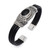Onyx cuff bracelet, 'Royal Splendor' - Sterling Silver and Onyx Cuff Bracelet