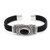 Onyx cuff bracelet, 'Royal Splendor' - Sterling Silver and Onyx Cuff Bracelet