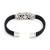 Onyx cuff bracelet, 'Royal Splendor' - Sterling Silver and Onyx Cuff Bracelet