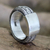 Men's sterling silver ring, 'Borobudur Dragon' - Men's Sterling Silver Band Ring (image 2) thumbail