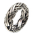 Men's sterling silver ring, 'Reptilian' - Men's sterling silver ring thumbail