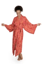 Batik robe, 'Autumn Joy' - Batik robe