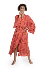 Batik robe, 'Autumn Joy' - Batik robe