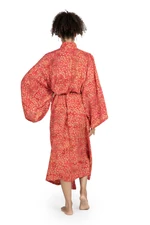 Batik robe, 'Autumn Joy' - Batik robe