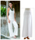 Wide cotton pants, 'Feminine Grace' - Handcrafted Solid White Caual Pants thumbail