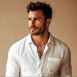 Men's sterling silver pendant necklace, 'Victorious' - Men's Sterling Silver Dragon Necklace