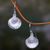 Cultured pearl dangle earrings, 'Gift from the Sea' - Sterling Silver and Pearl Seashell Earrings thumbail