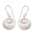 Cultured pearl dangle earrings, 'Gift from the Sea' - Sterling Silver and Pearl Seashell Earrings (image 2a) thumbail