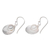 Cultured pearl dangle earrings, 'Gift from the Sea' - Sterling Silver and Pearl Seashell Earrings (image 2b) thumbail