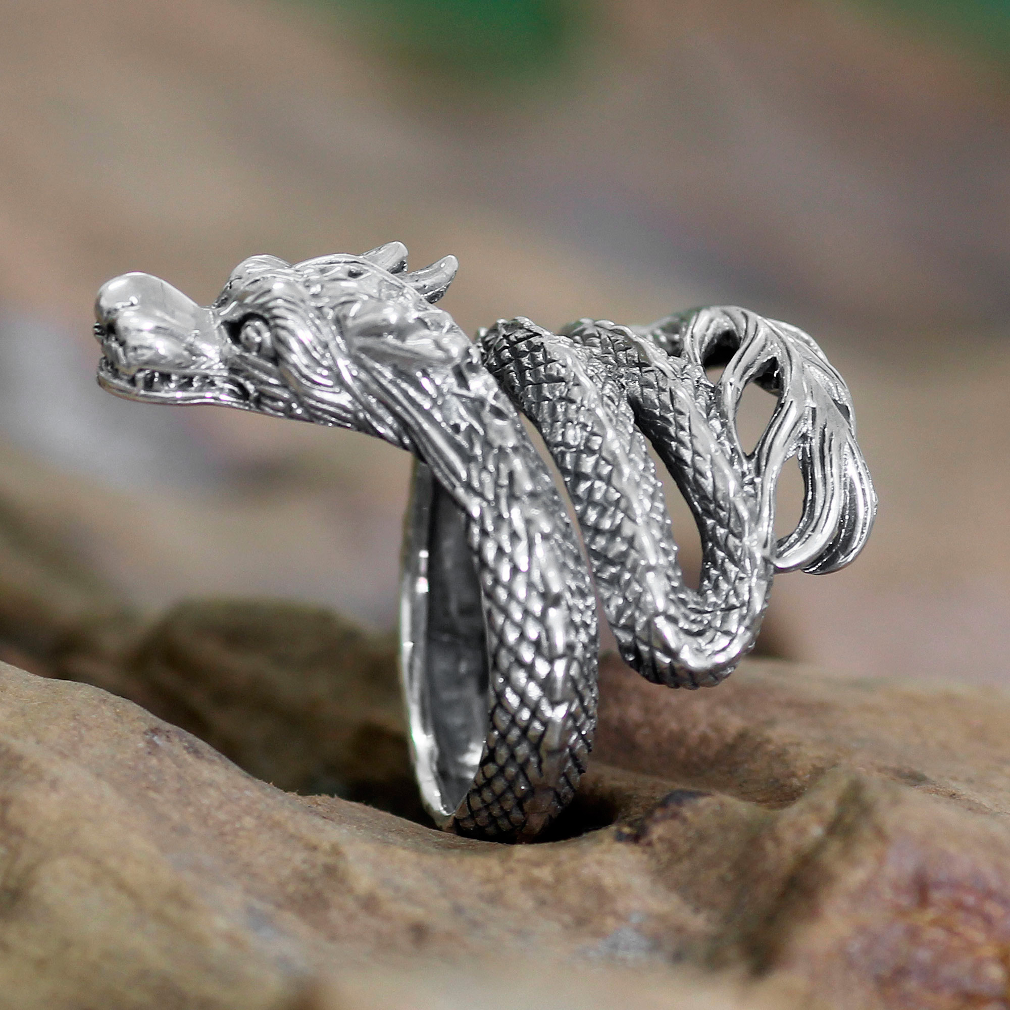 Unicef UK Market | Unique Indonesian Sterling Silver Wrap Ring - Baby ...