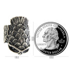 Sterling silver cocktail ring, 'Owl in Flight' - Sterling Silver Cocktail Ring