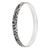 Sterling silver bangle bracelet, 'Timeless Bali' - Artisan Jewelry Sterling Silver Bangle Bracelet (image 2b) thumbail