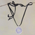 Sterling Silber Anhänger Halskette, 'prähistorisch' - sterling-silber-anhänger-halskette