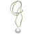 Sterling silver flower necklace, 'Moon Flower' - Floral Sterling Silver Pendant Necklace