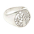 Sterling silver signet ring, 'Beringin Tree' - Sterling Silver Signet Ring (image 2a) thumbail