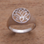 Sterling silver flower ring, 'Balinese Lotus' - Sterling Silver Flower Ring thumbail