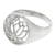 Sterling silver flower ring, 'Grand Balinese Lotus' - Sterling silver flower ring (image 2a) thumbail