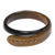 Bull horn bangle bracelet, 'Serpent Tail' - Modern Bull Horn Bangle Bracelet from Indonesia (image 2a) thumbail