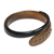 Bull horn bangle bracelet, 'Serpent Tail' - Modern Bull Horn Bangle Bracelet from Indonesia