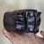 Manschettenarmband aus Stierhorn, 'Magic Island - Indonesisches Manschettenarmband aus modernem Horn