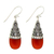 Chalcedony dangle earrings, 'Bali Tradition' - Chalcedony and rainbow moonstone dangle earrings (image 2a) thumbail