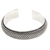 Sterling silver cuff bracelet, 'Woven Paths' - Hand Crafted Sterling Silver Cuff Bracelet thumbail