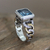 Gold accent blue topaz solitaire ring, 'Bali Sky' - Gold accent blue topaz solitaire ring (image 2) thumbail