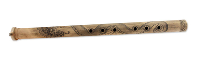 Bamboo flute, 'White Dragon Song III' - Bamboo flute