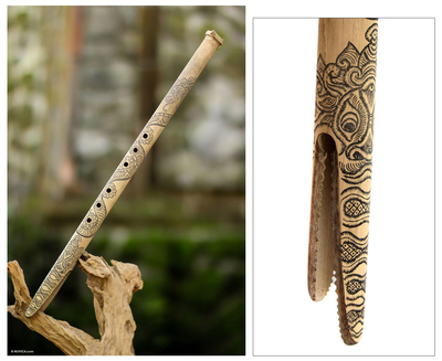 Bamboo flute, 'Garuda Fights the Dragon' - Bamboo flute