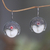 Garnet drop earrings, 'Royal Lady' - Garnet drop earrings (image 2) thumbail