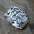 Men's sterling silver band ring, 'Elephant Romance' - Men's Handcrafted Sterling Silver Band Ring thumbail