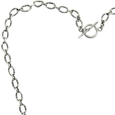 Sterling silver chain necklace, 'Kuta Muse' - Fair Trade Sterling Silver Chain Necklace
