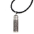 Sterling silver and leather locket necklace, 'Royal Tower' - Sterling silver and leather locket necklace (image 2b) thumbail